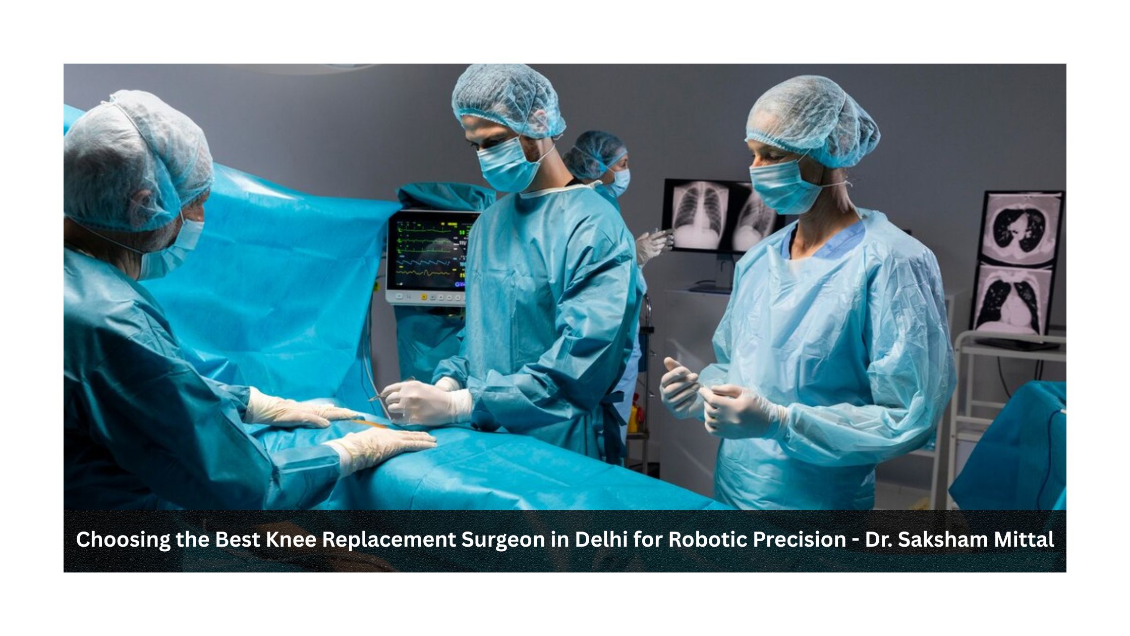 Choosing the Best Knee Replacement Surgeon in Delhi for Robotic Precision—Dr. Saksham Mittal