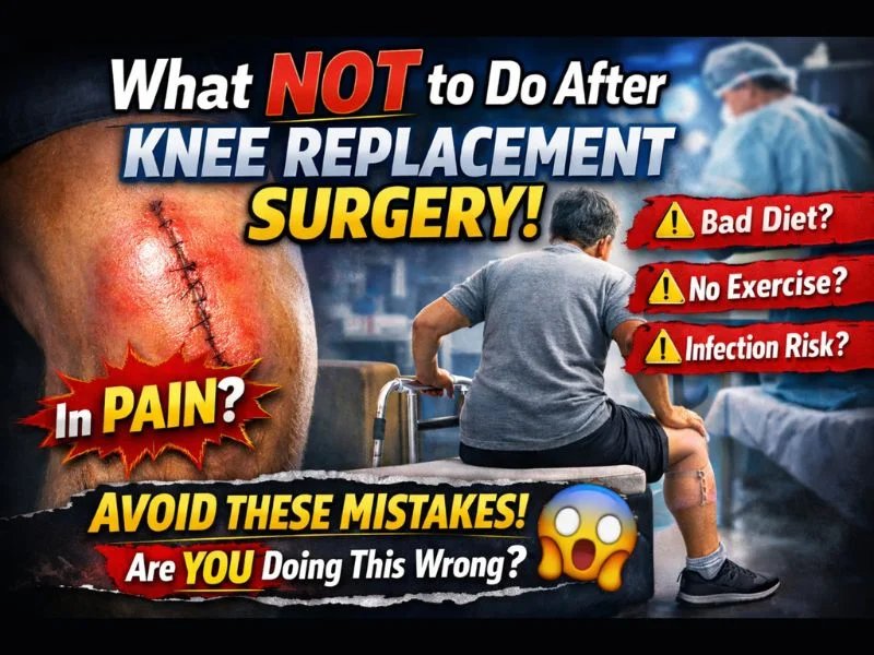 After KNEE REPLACEMENT SURGERY