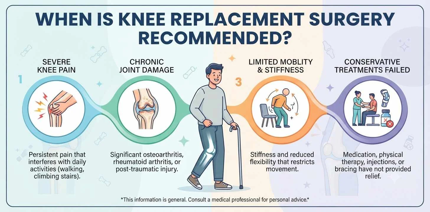 When Is Knee Replacement Surgery Recommended?